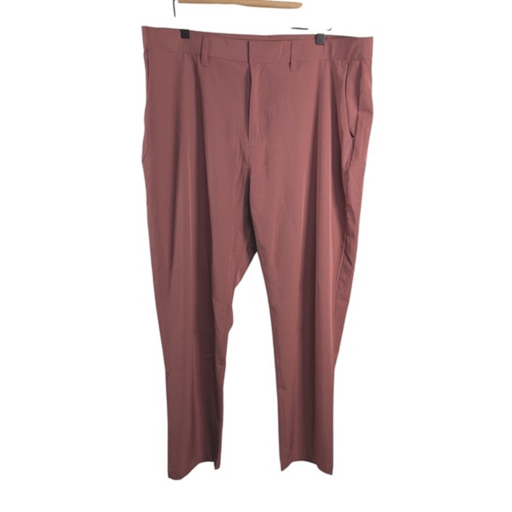 Fabletics Mens The Only Pants XL NWT Pink‎ Water Resistant Stretch Performance